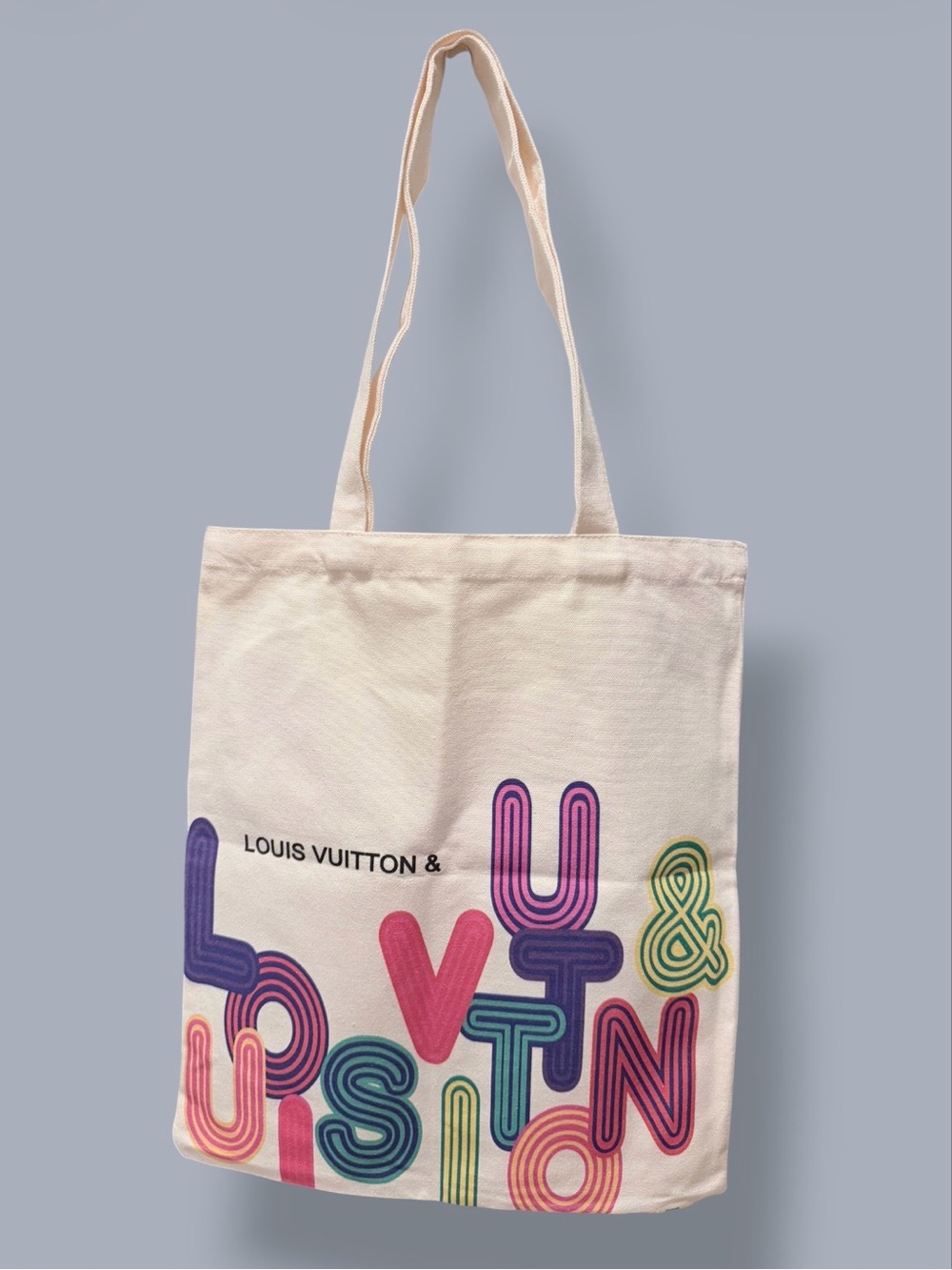 Louis Vuitton LV & Multicolor Canvas 2022 Exhibition Tote Bag - Picture 2 of 2